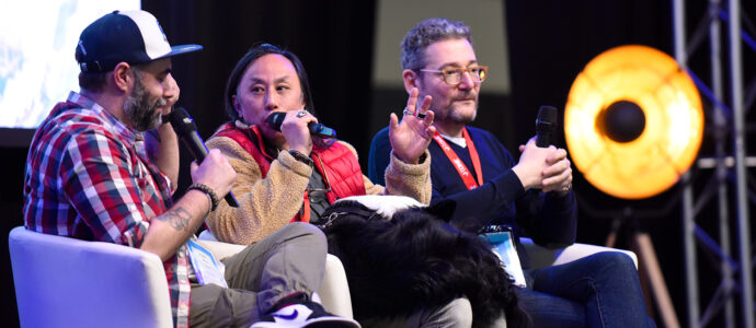 B&ocirc; Gaultier de Kermoal & Nicolas Gabion - Kaamelott - Paris Manga & Sci-Fi Show 33