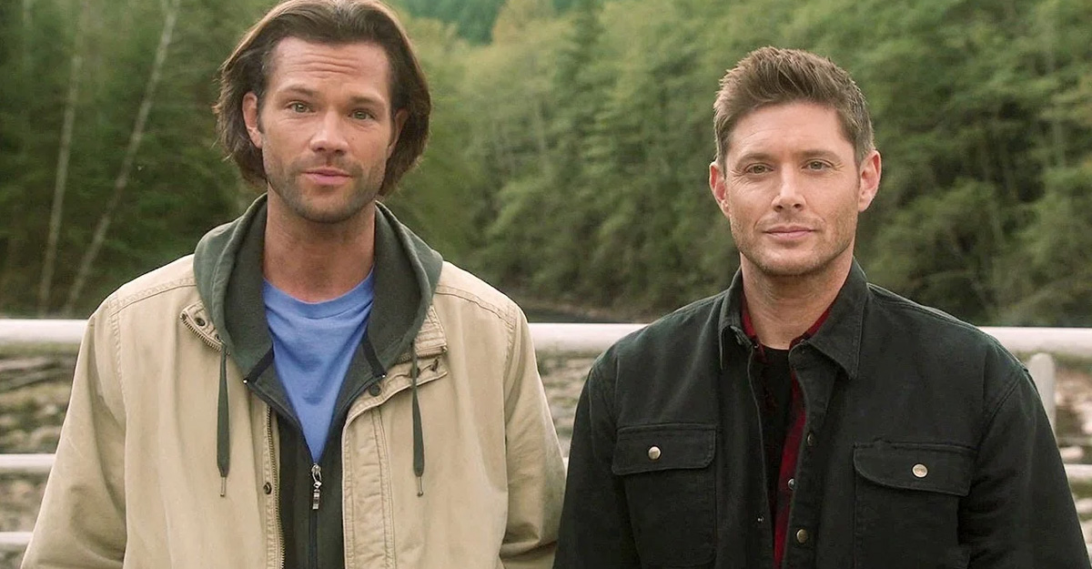 Jensen Ackles and Jared Padalecki together in Paris for a Supernatural convention